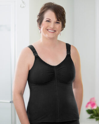 ABC | 952 Zip-Front Post-Surgical Camisole with Drain Management