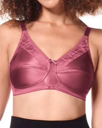 AMOENA | Nancy Wire-Free Bra (Dark Rouge)