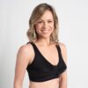 JODEE | Choices Mastectomy Bra - Front Hook & Front Hook Adjustments - Style 195  black