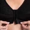 JODEE | Choices Mastectomy Bra - Front Hook & Front Hook Adjustments - Style 195  black - Image 2