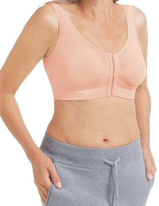 AMOENA | Clara Wire-Free Front Closure Bra - Blush