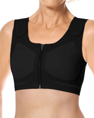 44816 LymphFlow FrontClosureSB Black Main Front