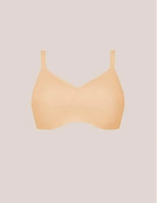 Linda Padded Wire Free Bra sand
