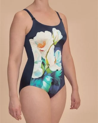 Lazio One Piece Swimsuit dark blue multi